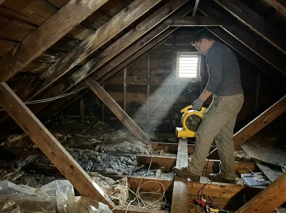 attic-water-damage-drying-proc-007 — frequently asked questions, Emergency Water Extraction & 24/7 Flood Response in Ludingt…